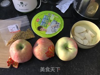 苹果系列八：苹果年糕桂花酿的做法步骤：1