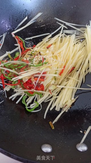 酸辣土豆丝的做法步骤：8