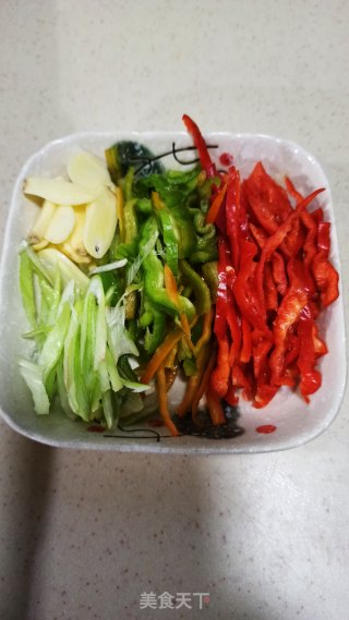 辣炒扁豆丝的做法步骤：3