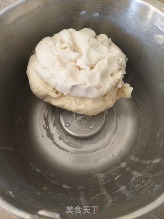 小白菜鸡蛋素馅蒸饺的做法步骤：1