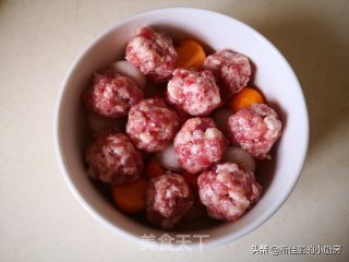 三丸汤（冬瓜南瓜汆丸汤）VS低糖米饭的做法步骤：7