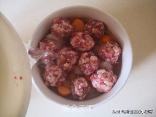 三丸汤（冬瓜南瓜汆丸汤）VS低糖米饭的做法步骤：8