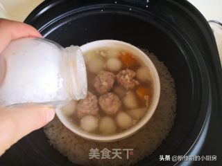 三丸汤（冬瓜南瓜汆丸汤）VS低糖米饭的做法步骤：11