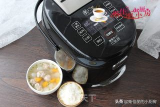 三丸汤（冬瓜南瓜汆丸汤）VS低糖米饭的做法步骤：14