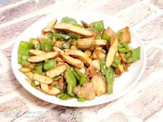 五花肉炒香干的做法步骤：7