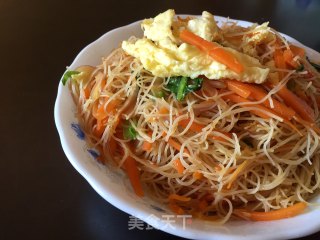 三丝炒米粉的做法步骤：13