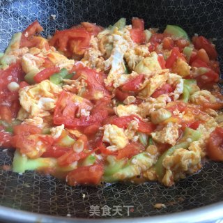 丝瓜番茄炒蛋的做法步骤：6