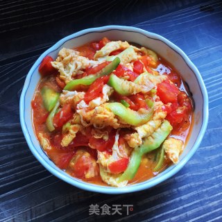 丝瓜番茄炒蛋的做法步骤：7
