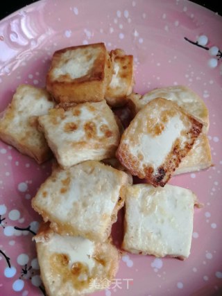 香煎嫩豆腐的做法步骤：5