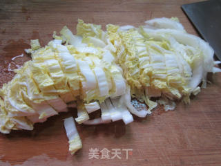 扇贝肉炒娃娃菜的做法步骤：3