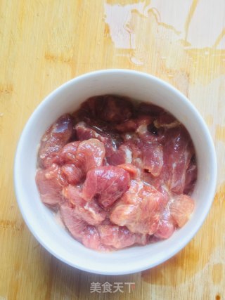瘦肉盖菜心的做法步骤：4