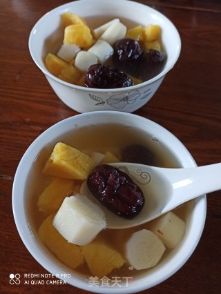 红薯山药红枣汤水的做法步骤：7