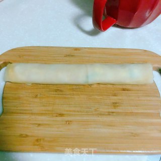 千张鸡肉鲜蔬卷的做法步骤：14