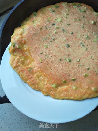 胡萝卜早餐饼的做法步骤：7