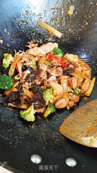 海兔子木耳盖浇饭的做法步骤：10