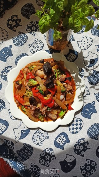 海兔子木耳盖浇饭的做法步骤：11