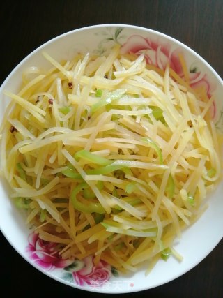 青椒土豆丝的做法步骤：7