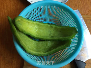 剁椒肉末抱苦瓜的做法步骤：5