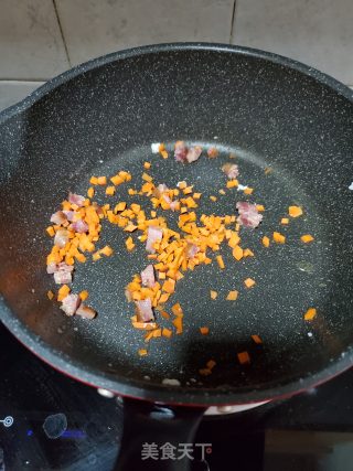 香肠胡萝卜炒饭的做法步骤：5