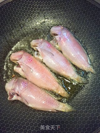 香煎鹦鹉鱼的做法步骤：2