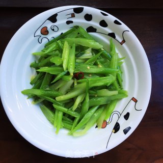 爆炒西芹的做法步骤：6
