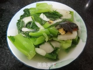 芥菜皮蛋汤年糕的做法步骤：9