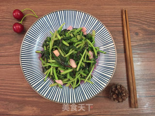 蒜蓉炒苋菜的做法步骤：7