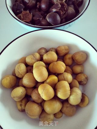 巧扒栗子的做法步骤：6