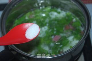 #米饭#芹菜叶香肠泡饭的做法步骤：5