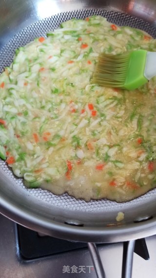 西葫芦糊塌饼的做法步骤：7