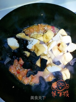 肉末烧豆泡的做法步骤：8