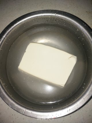 榨菜肉末蒸豆腐的做法步骤：2
