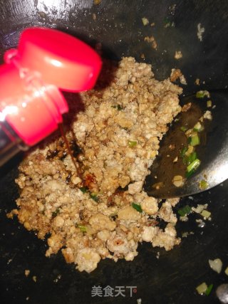 榨菜肉末蒸豆腐的做法步骤：12