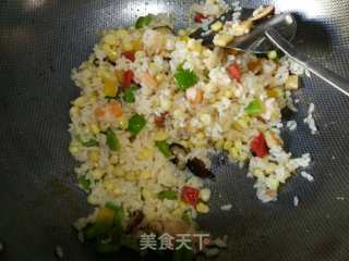 海鲜焗饭的做法步骤：6