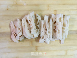 素炒藕片的做法步骤：3