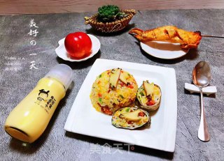 鲍鱼什锦炒饭的做法步骤：15