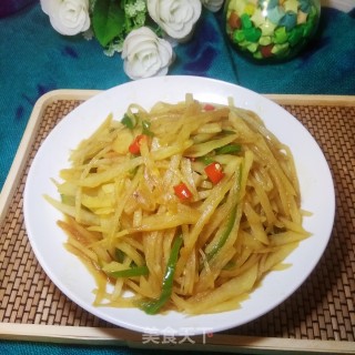 炒土豆丝的做法步骤：7