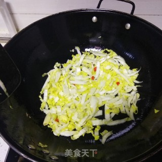 辣炒娃娃菜的做法步骤：4