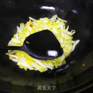辣炒娃娃菜的做法步骤：5
