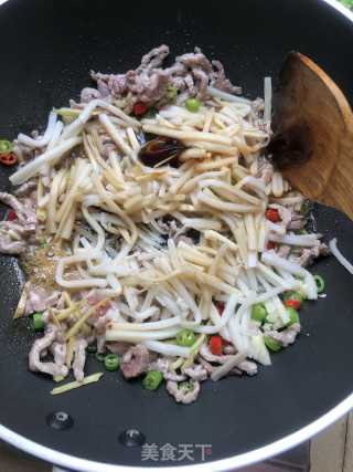 瘦肉炒脆笋的做法步骤：7