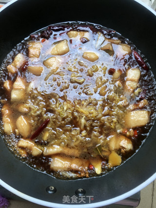 酸白菜猪肉炖粉条的做法步骤：12