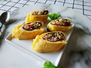 米饭玉子烧的做法步骤：9