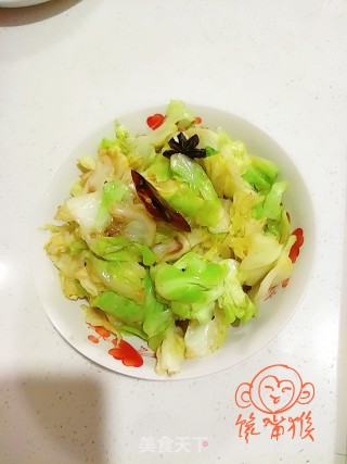 速炒手撕甘蓝的做法步骤：8