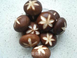 煎烧蚝油香菇的做法步骤：1