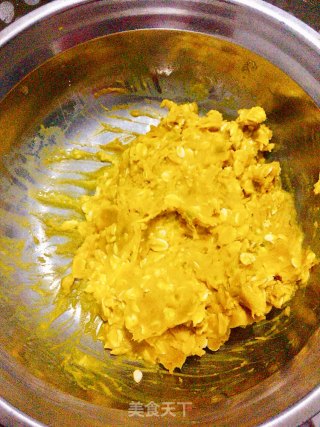 南瓜燕麦饼的做法步骤：5