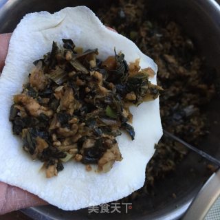 梅菜鲜肉包的做法步骤：9