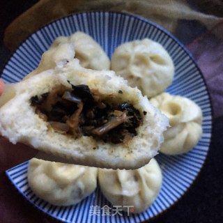 梅菜鲜肉包的做法步骤：14