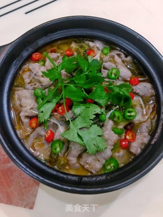 酸菜肥牛煲的做法步骤：15