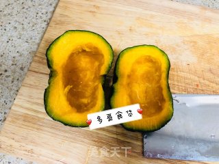 简单美味de清炒贝贝南瓜的做法步骤：2