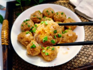莲藕丸子的做法步骤：14